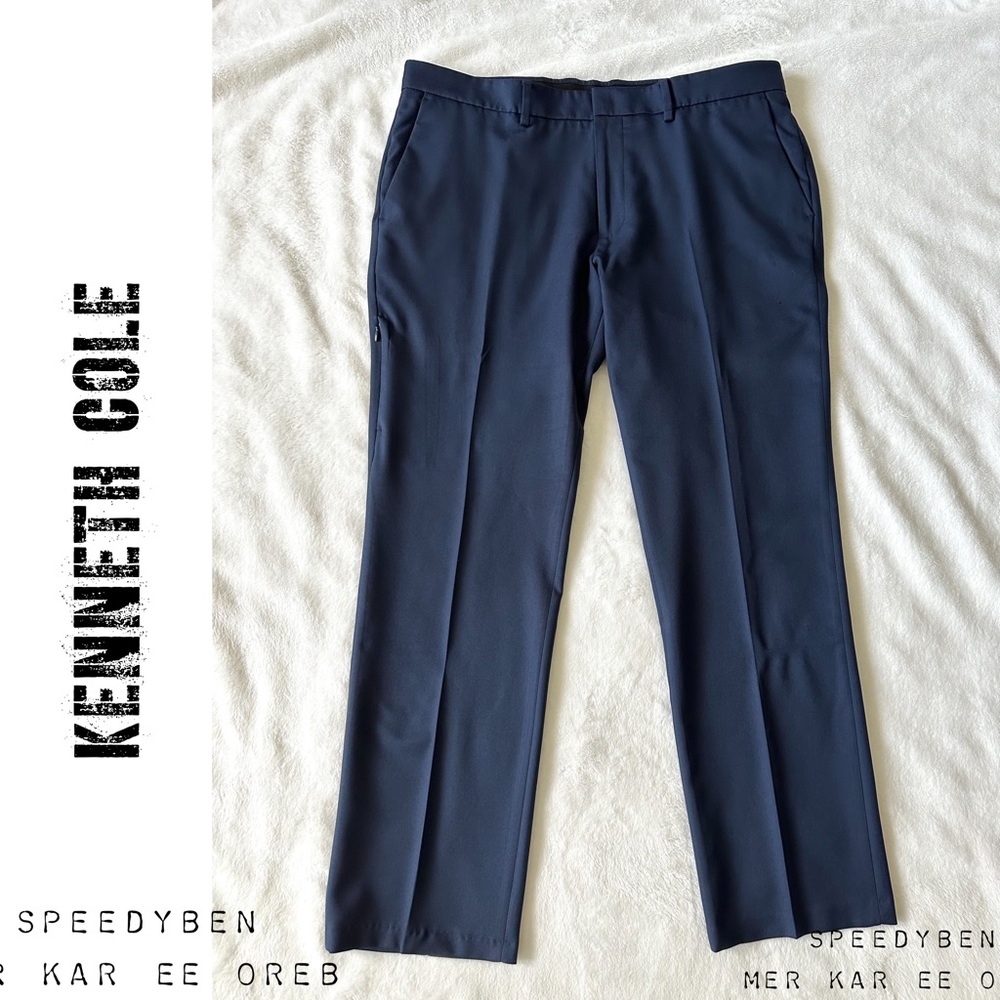 Kenneth Cole Mens Techni-Cole Dress Pants Slacks